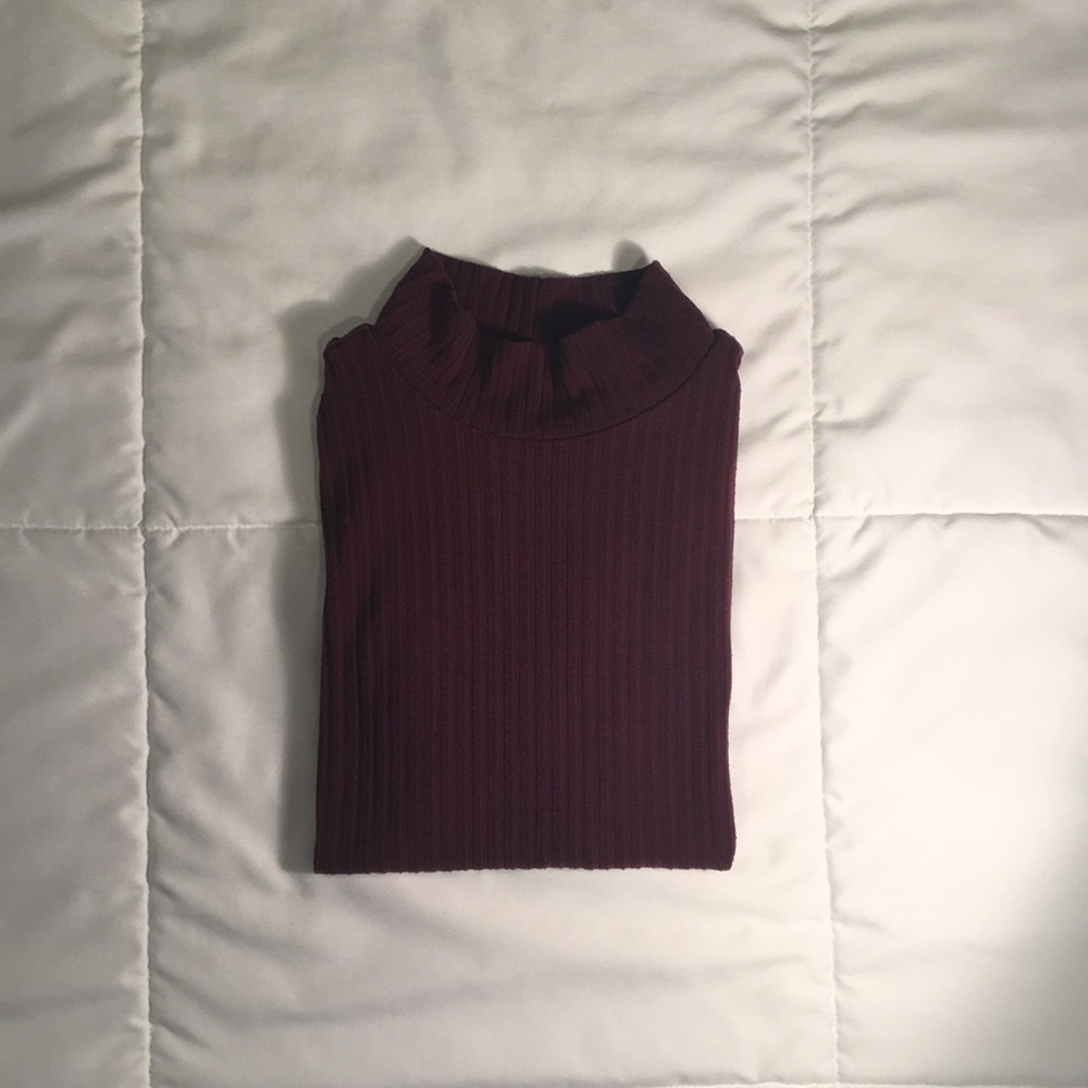 ME TO WE mock turtle neck tee